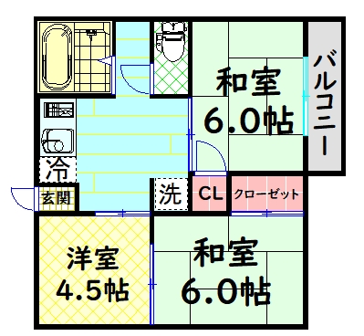 タウニーNの間取り写真