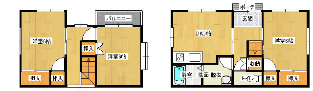 柏原住宅の間取り写真