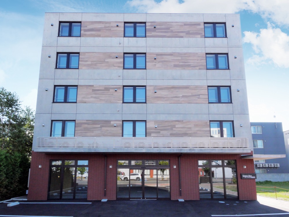 建物外観　物件名【Grace Eco野幌駅前】とお伝えください！