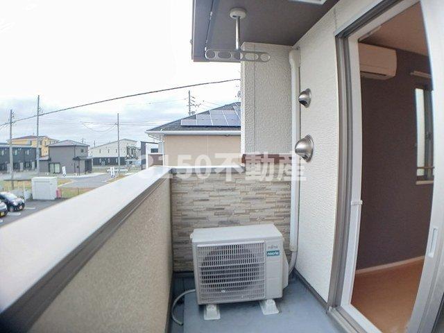 バルコニー　広々としたバルコニーです