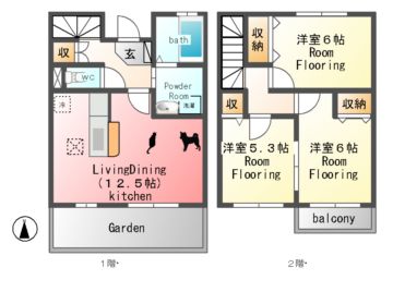 エクセランの間取り写真