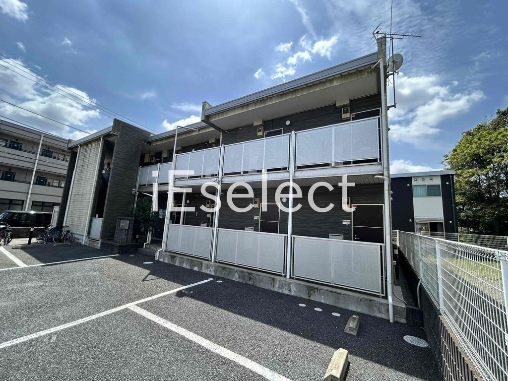 建物外観　セコムホームセキュリティ対応のアパート