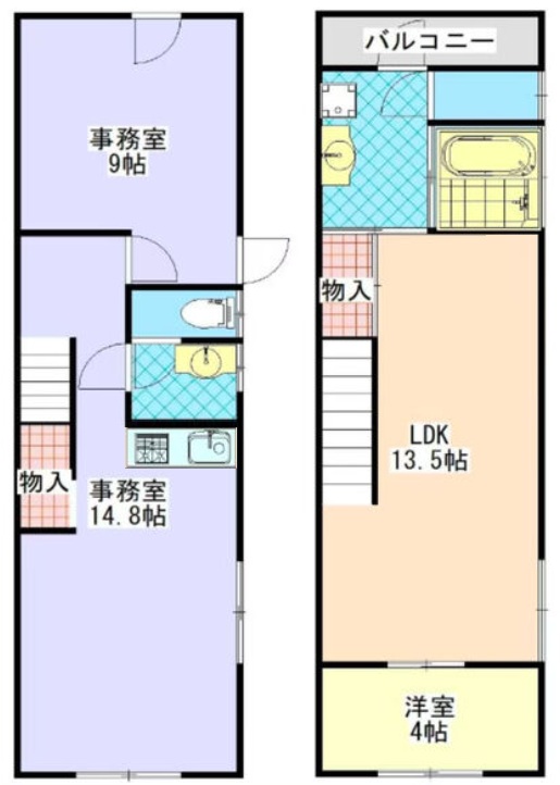 照ヶ丘矢田4丁目戸建の間取り写真