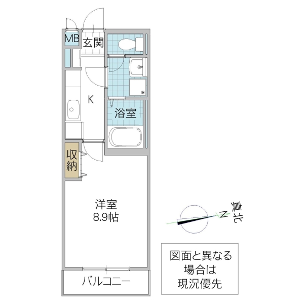 プレスト水戸桜川の間取り写真