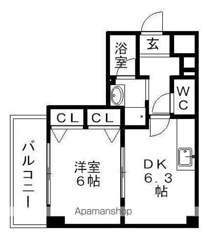 ガーディアン千代田の間取り写真