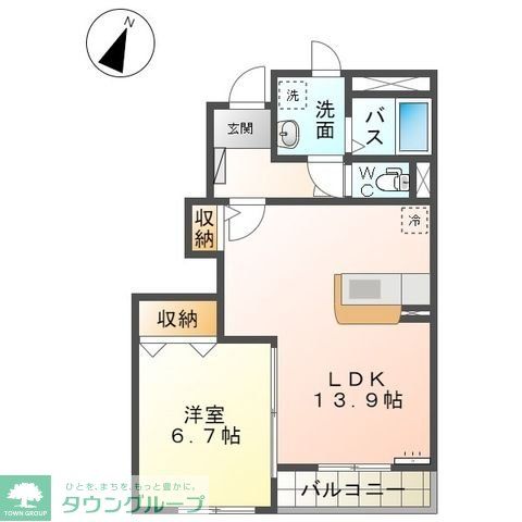 エストハイムの間取り写真