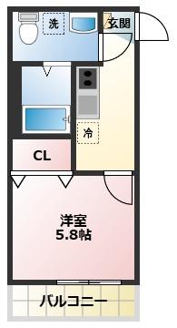 ALTO淵野辺の間取り写真