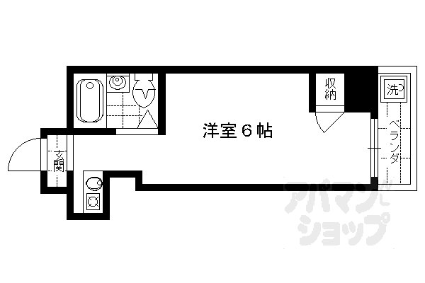 ベルビュー花屋町の間取り写真