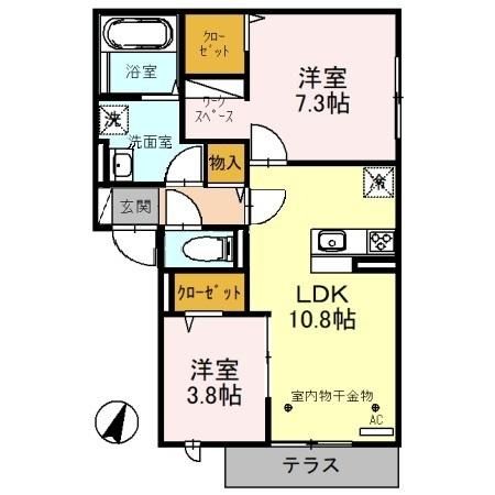 ラマージュの間取り写真