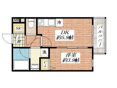 Storia茨木新庄の間取り写真