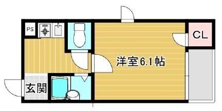 地下鉄堺筋線 北浜駅 徒歩7分 10階建 築28年の間取り写真