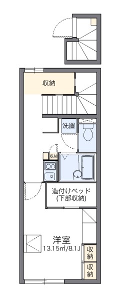 レオパレス長池の間取り写真