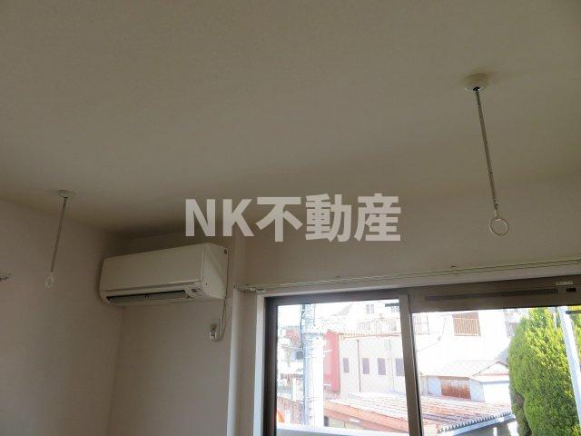 その他設備　室内物干しです