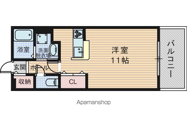 地下鉄今里筋線 だいどう豊里駅 徒歩8分 3階建 築21年の間取り写真