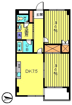 第2長庄ビル 犬NG!の間取り写真