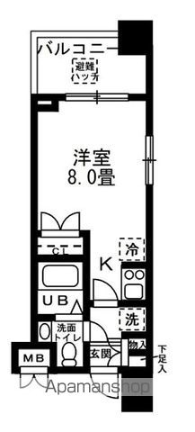 レジディア錦糸町の間取り写真