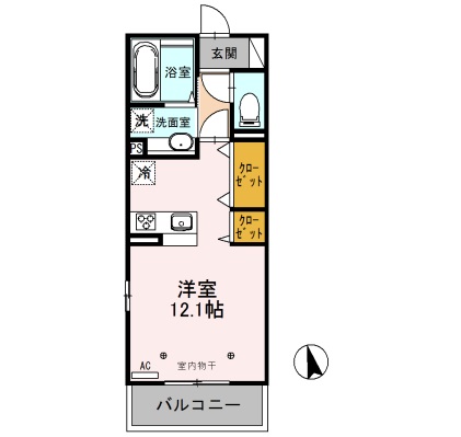 クレシアの間取り写真