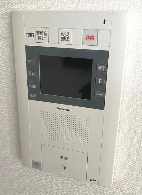 セキュリティ　モニター付きインターホンです