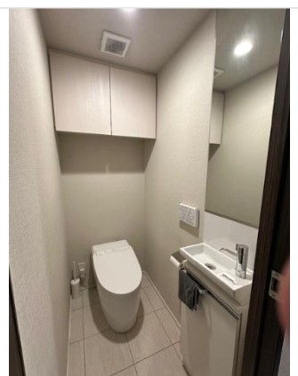 トイレ　ゆったりとした空間のトイレです