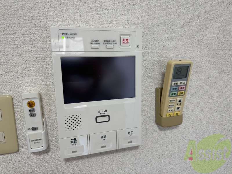 セキュリティ　防犯面にも配慮された安心の設備。