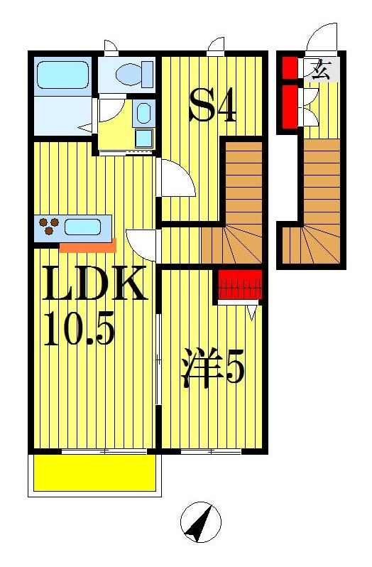 ソレイユ船橋本町の間取り写真