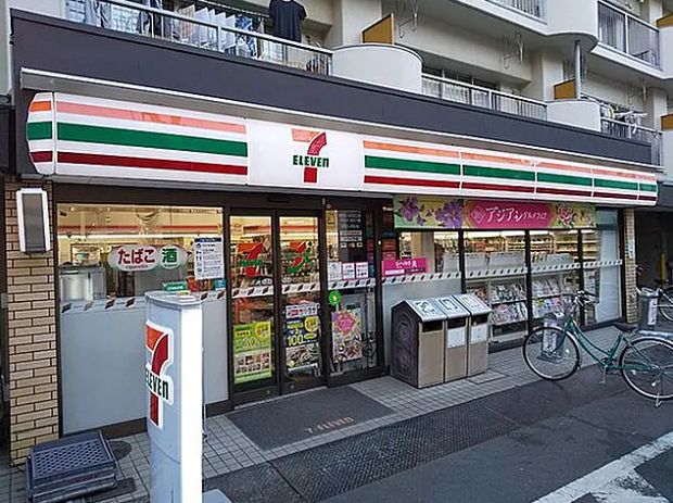 コンビニ　セブンイレブン江東森下4丁目店（コンビニ）まで290m