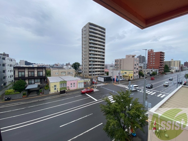 眺望　眺望はこちら。静かな住宅街という印象を受けました。
