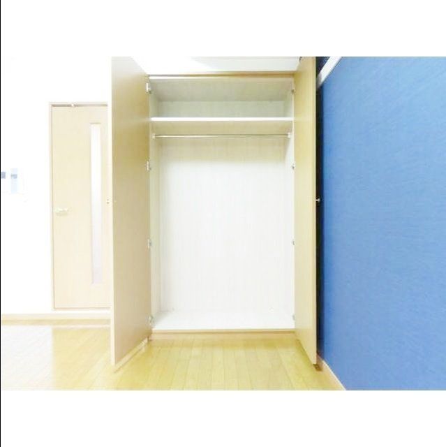 収納　壁紙色は変更あり
