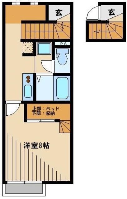 レオパレス本町の間取り写真