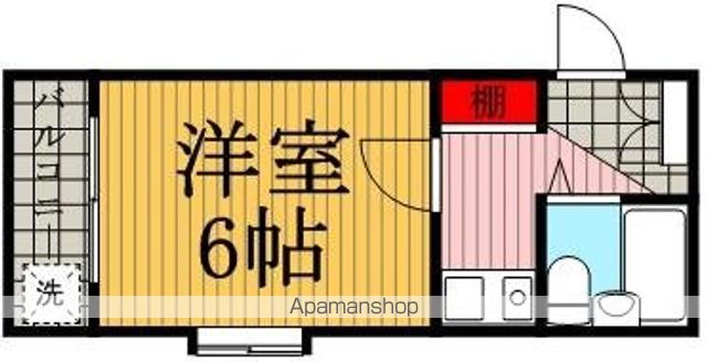 東急世田谷線 西太子堂駅 徒歩8分 5階建 築37年の間取り写真