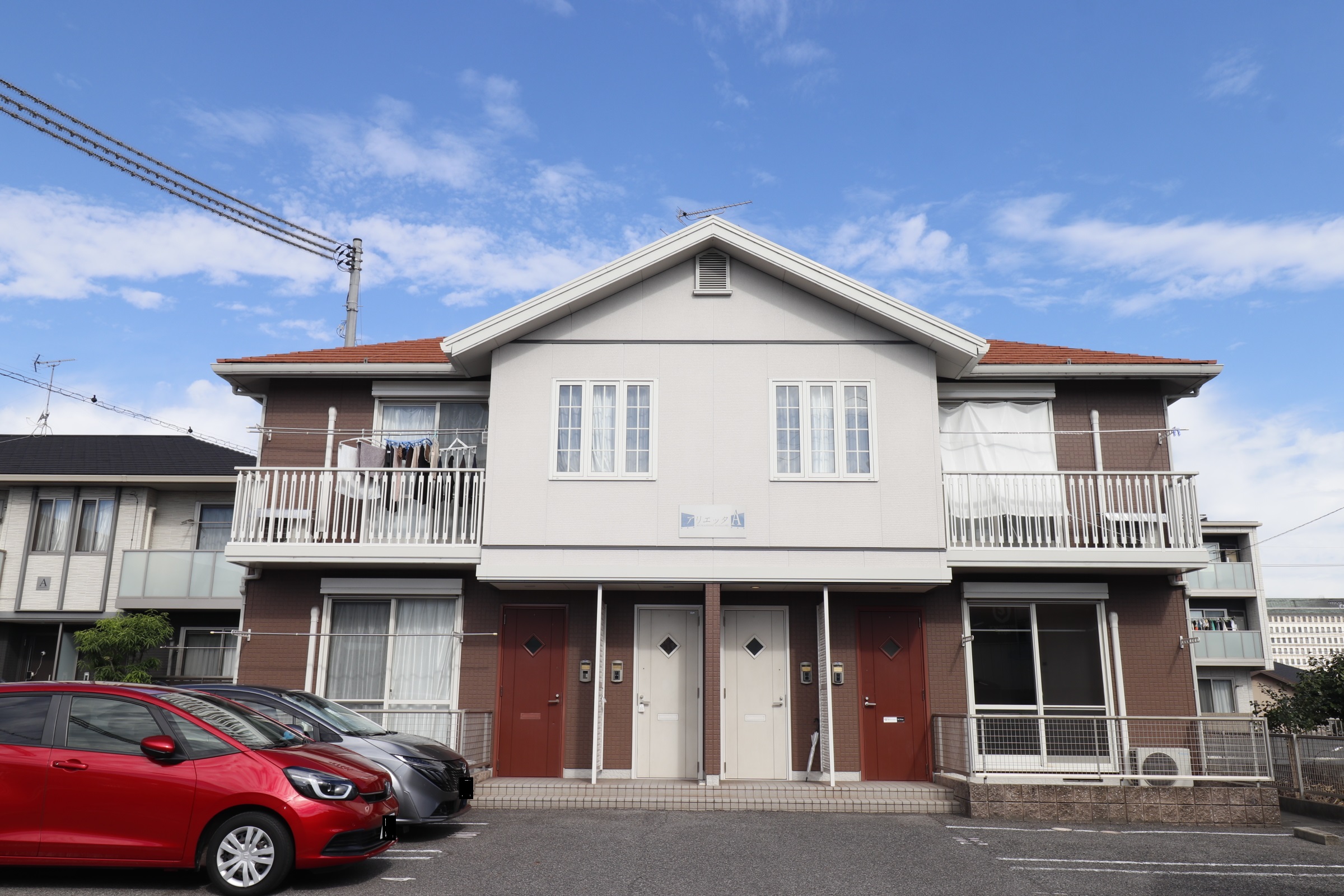 建物外観　笹沖にある2DKの物件です♪