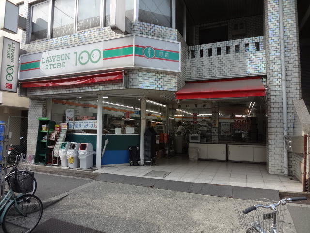 コンビニ　ローソンストア１００東淀川駅前店（コンビニ）まで450m
