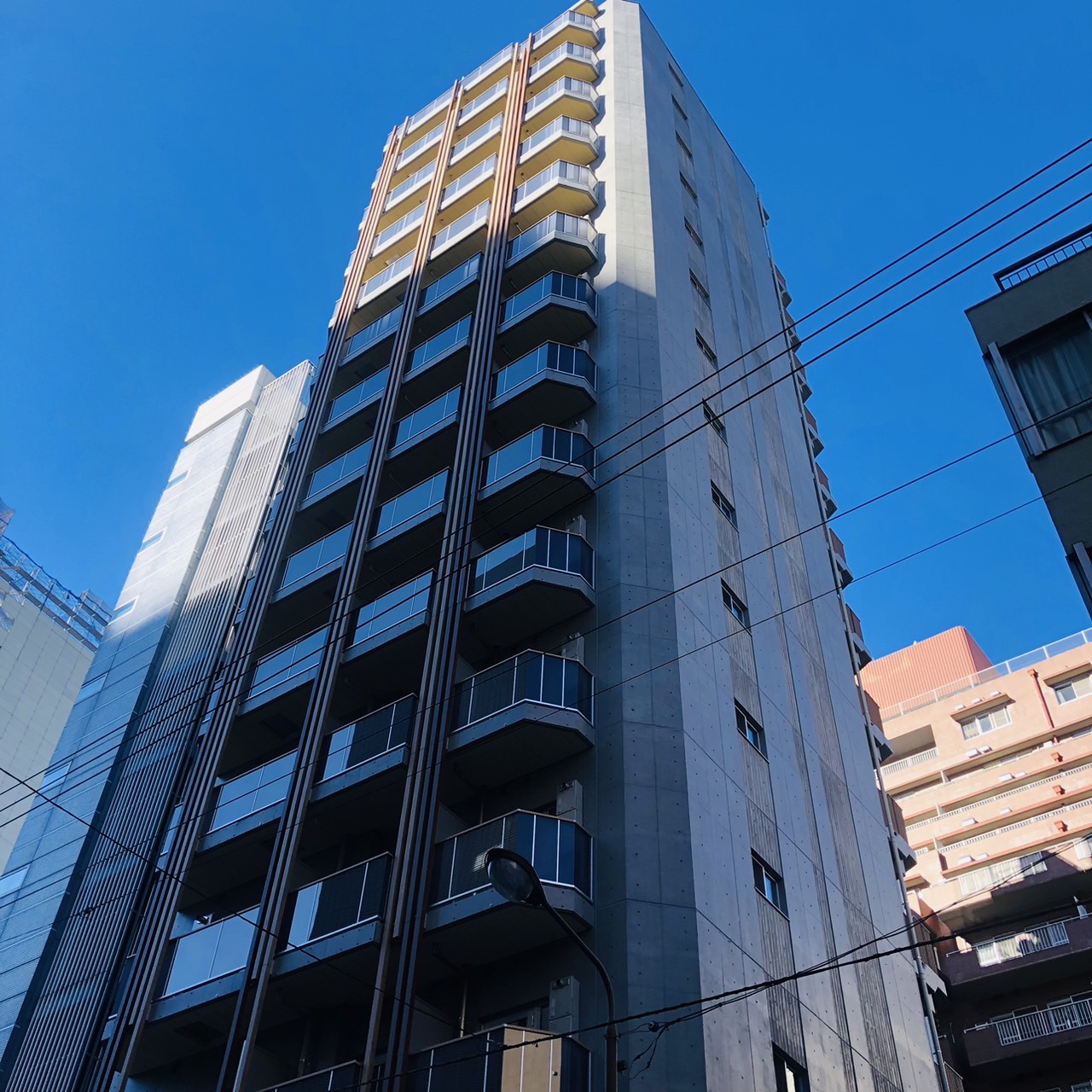 千代田区九段北のマンションの建物外観