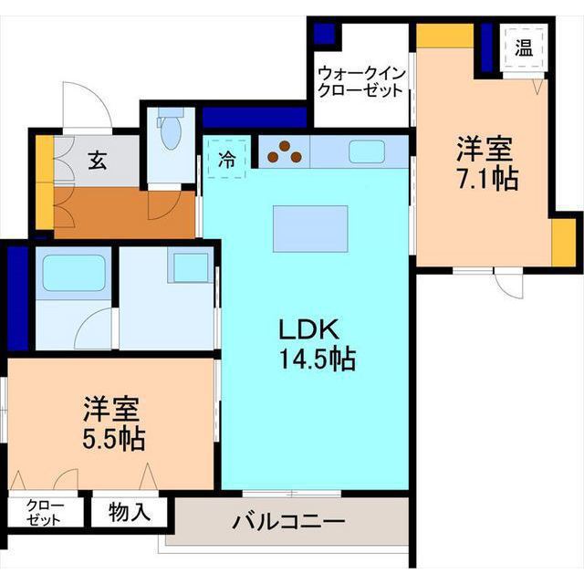 ルシオル金沢(Luciol金沢)の間取り