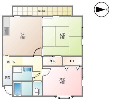 オークシティCの間取り