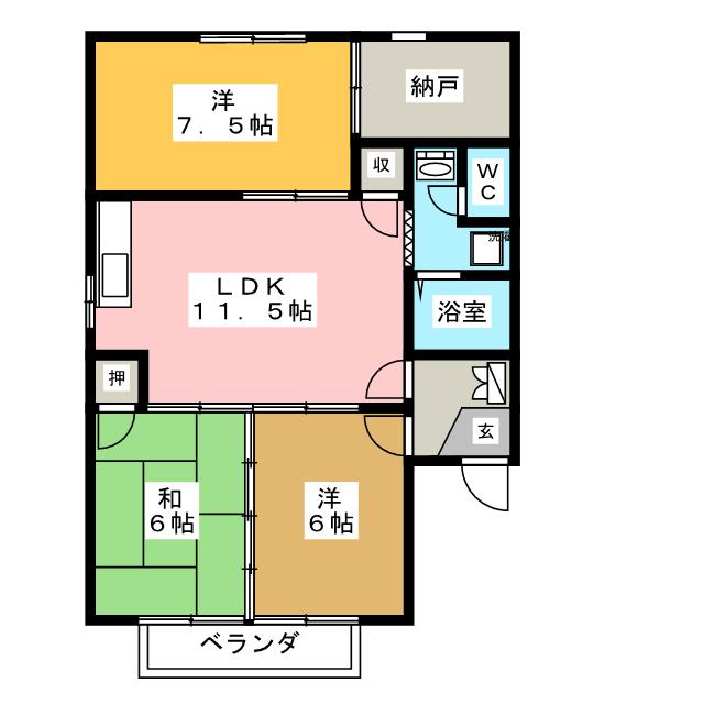 ノーザン・アルファの間取り