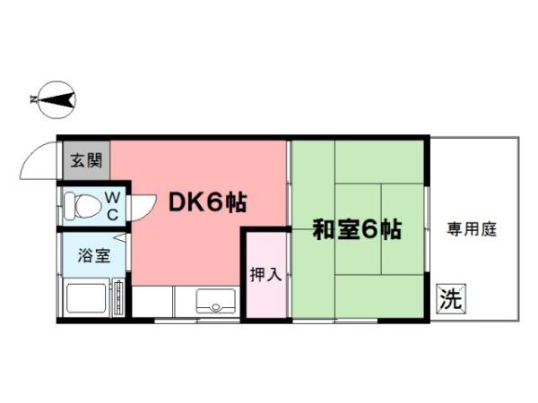 協和荘の間取り