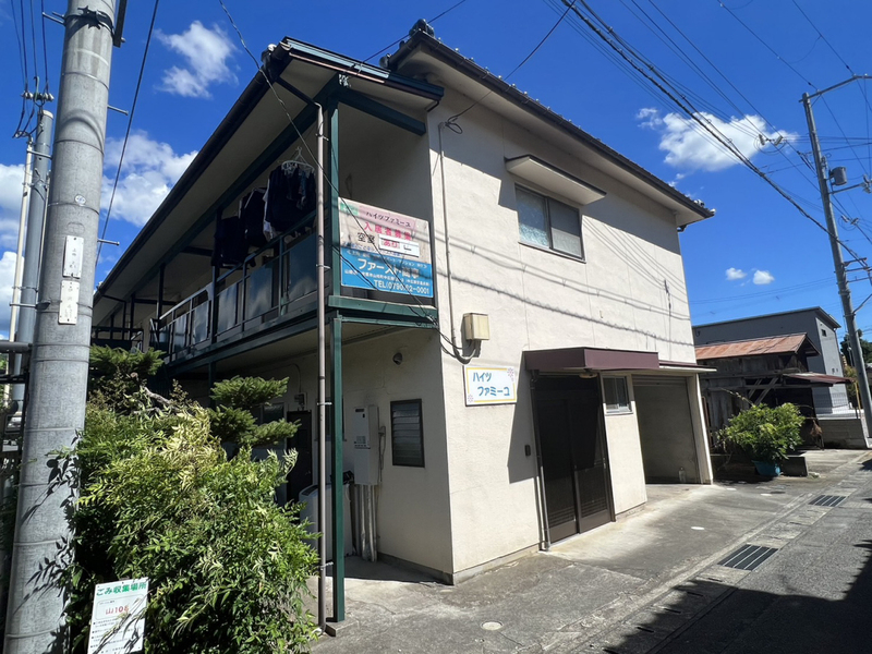 宍粟市山崎町庄能のアパートの建物外観