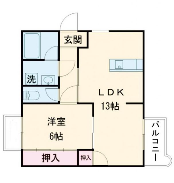 芝の宮マンションの間取り