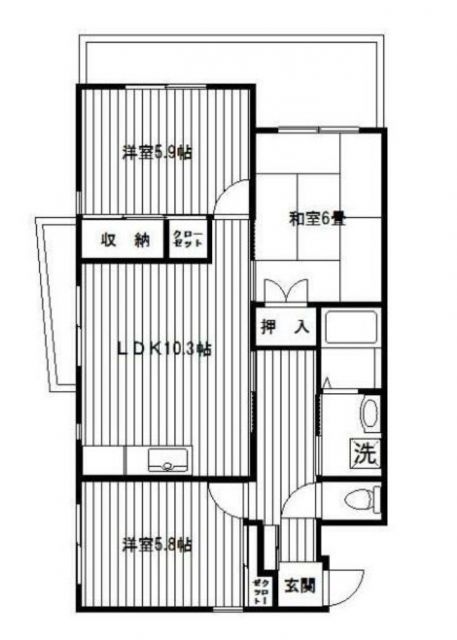 ヴァンベール本郷台の間取り