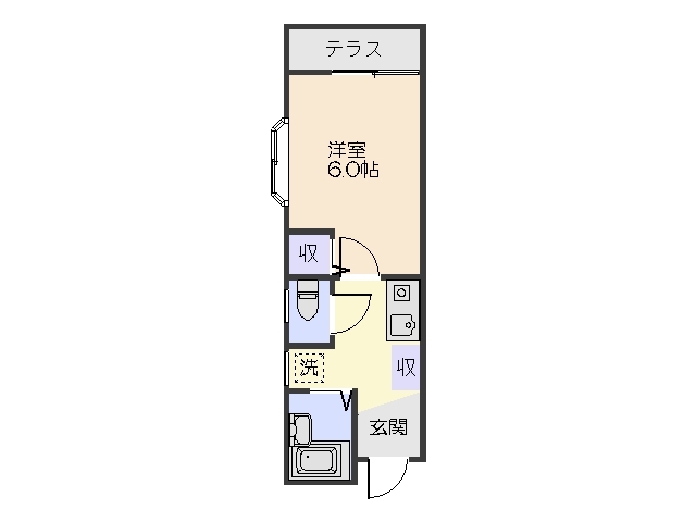 ヒルズ横須賀中央の間取り