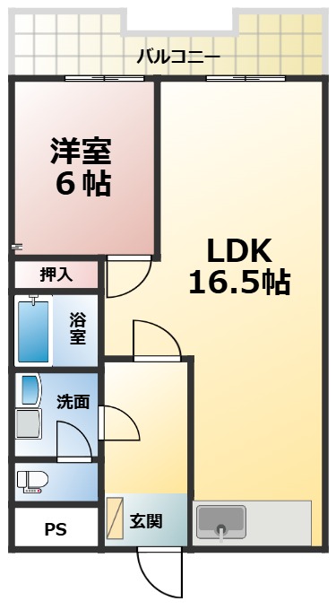 大正ビルの間取り