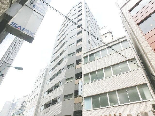 【渋谷区道玄坂のマンションの建物外観】