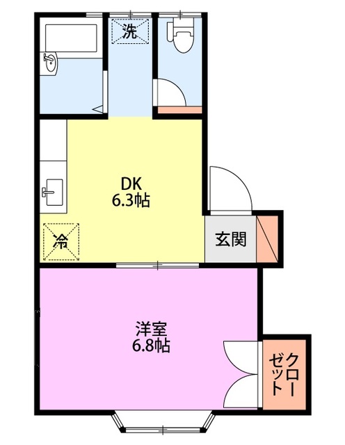 シャンボールNの間取り