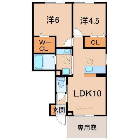 Ｄ-ｒｏｏｍＹＡＭＡＴＯの間取り