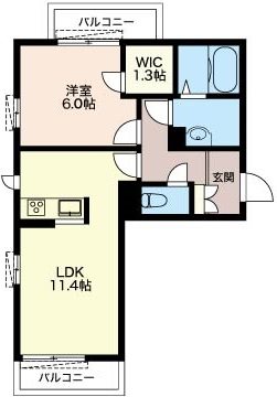 サキ南小岩の間取り