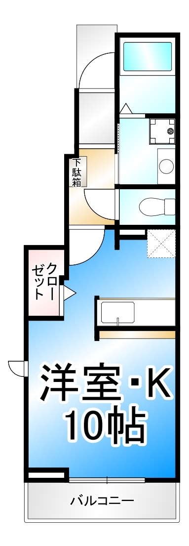 イリーデエスペランサ　Aの間取り