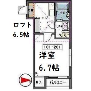 スマイス愛宕橋の間取り