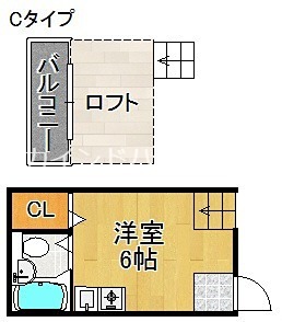 大阪市西成区玉出西のマンションの間取り