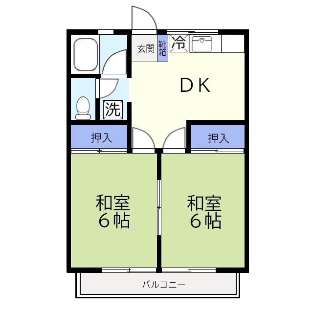 カーメルコーポの間取り